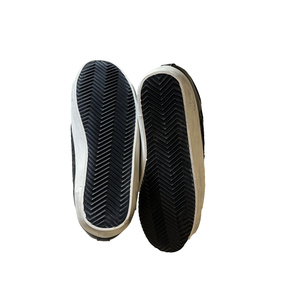 Golden Goose Super Star Sneakers Size 39 8 Black Sequin Skateboard Shoes Glitter - Picture 11 of 11